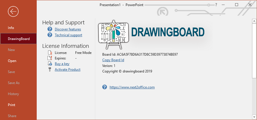 DrawingBoard, a comprehensive add-in for Microsoft PowerPoint